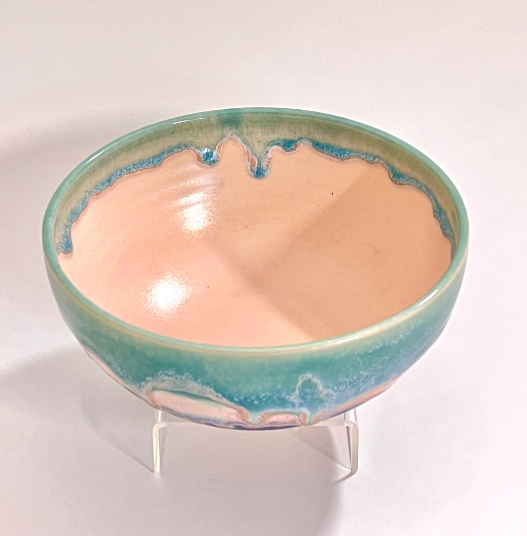 Handmade Beach Vibes Pottery Dinner Bowl