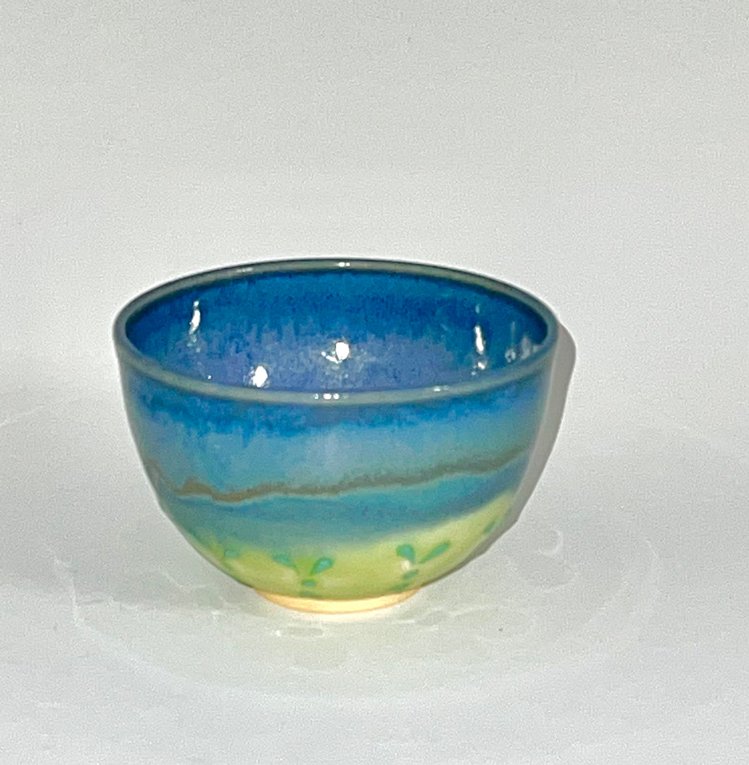 Handmade Blue Bliss Pottery Prep Bowl