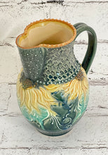 Load image into Gallery viewer, Handmade Pottery Sunflower Pitcher