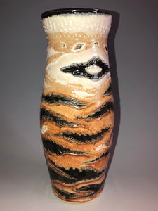 Handmade Tiger Vase