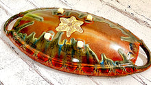 Load image into Gallery viewer, Hand Built Pottery Boat Platter with Handles