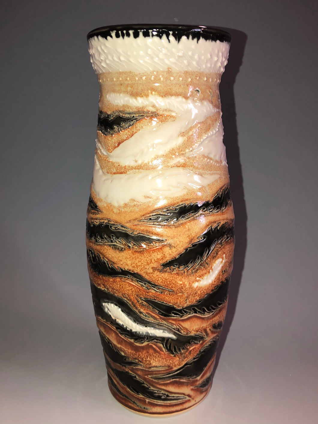 Handmade Tiger Vase